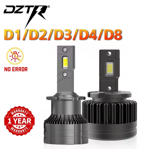 DZTR 2pcs 300w D1S D3S LED Headlight 1:1 Car Lamp Xenon HID D2S D4S D8S D2RD4R Turbo 30000LM Auto Bulbs Two-sided CSP Chip 6000K
