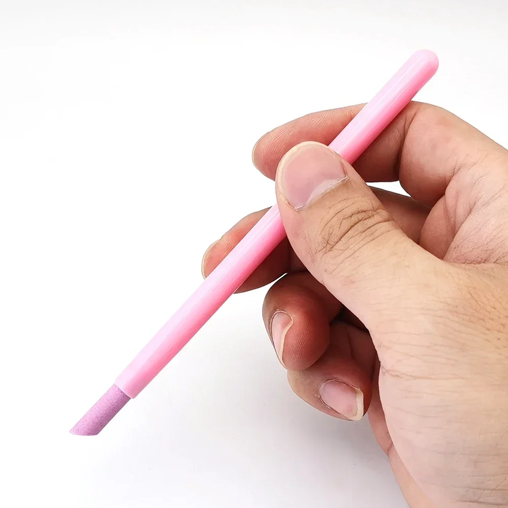 Nail Polish Tools to Remove Dead Skin and Push Nail Surface Ceramic Quartz Pen Nail File Nail Surface Scrub Stick Sharpening Pen