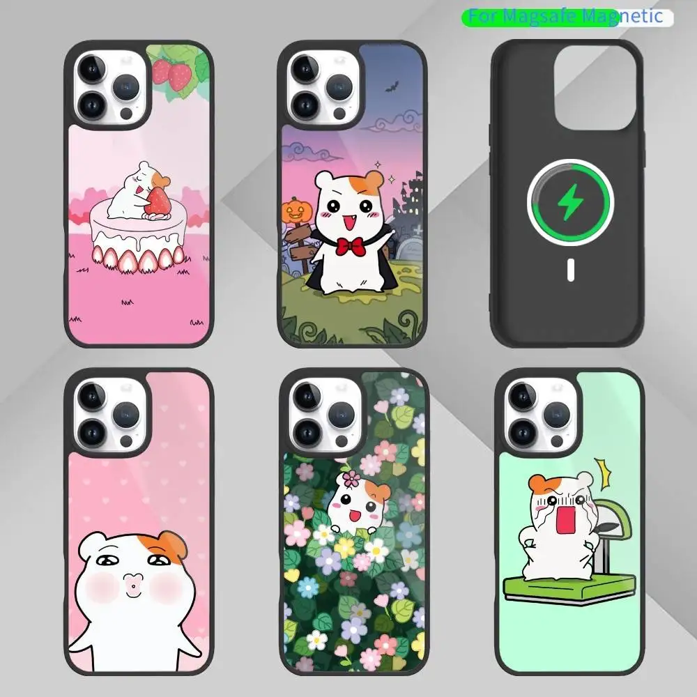 

Cute O-Oruchuban E-Ebichu Phone Case For iPhone 14,16,15,13,17,12,Plus,Pro,Max Magnetic For Magsafe Frosted Cover
