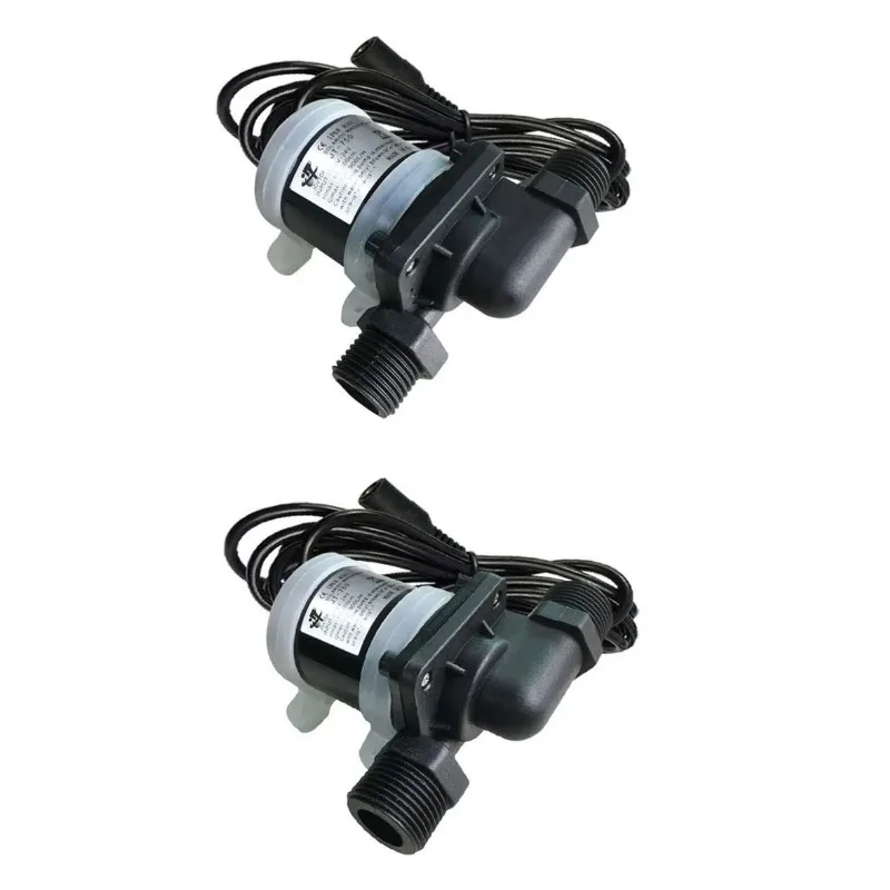 

12V 24V DC Brushless Water Pump 1/2" Threaded Solar Water Heater Shower Floor Heating Booster Pump Submersibles Water Pumps