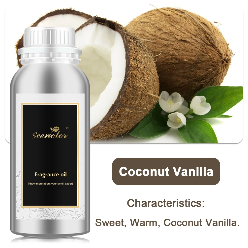 500ML Coconut Vanilla Essential Oils Fragrance Aroma Oil Diffuser Oil Home Perfume Oil Magnolia Gardenia Linen Pure Nature Oil