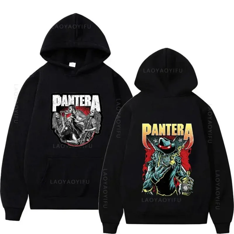 Pantera Heavy Metal Band Theme Men's Clothing Y2k Hoodie Hooded Shirt Hoody New Hoodies and Sweatshirts Autumn & Essentials