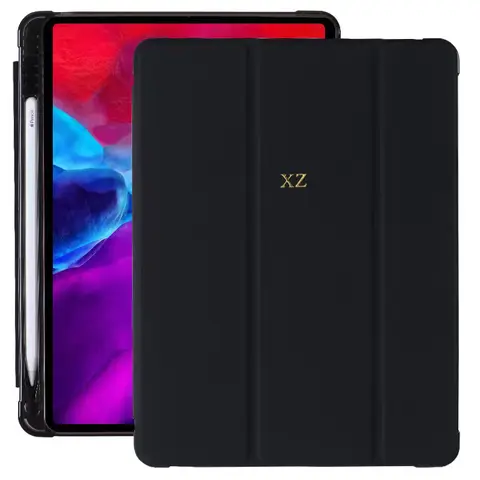 Custom Gold initials ipad cases For Air 4 iPad Pro 2020 10.5 ipad 10.2 inch 8th Generation 7th 12.9 inch Pro 2018 Mini 4 5 Cover