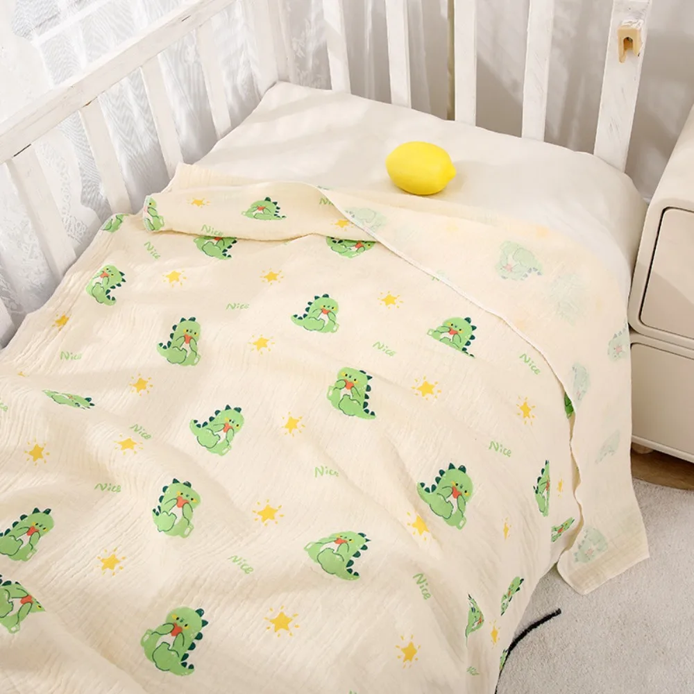

Air Filter Cotton Infant Strappy Blanket Cartoon Breathable Baby Swaddle Blanket Soft Warm Newborn Blanket Wraps
