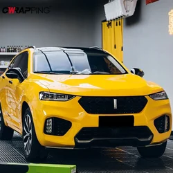Car Body Vinyl Wrap Gloss Yellow Film Decals Waterproof Self-adhesive Stickers Tablet Color Changing Films for Car Accessories