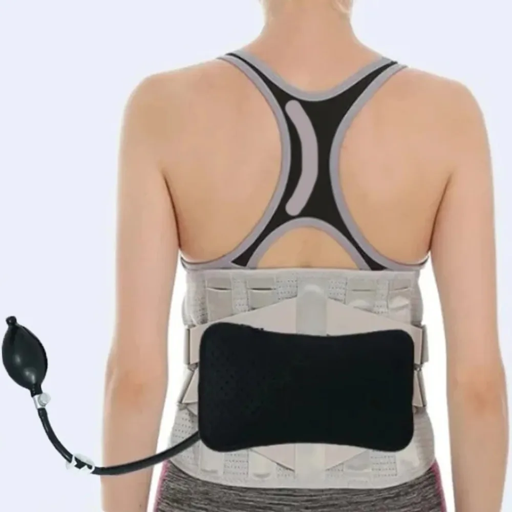 Polyester Fiber Airbag Pad Inflatable Orthopedic Design Waist Cushion Lumbar Support Inflatable Lumbar Support Cushion