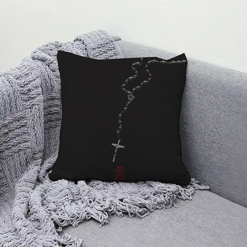 

Band My C-Chemical R-Romance 30x30cm 45x45cm Pillow Case Decor Protective Covers Comfortable soft for Sofa Living Room Home offi