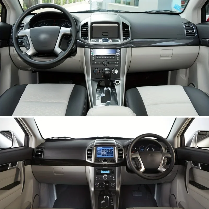 Carbon Fiber For Chevrolet For Captiva 2012-2017 Car Film Interior Stickers Center Console Gear Dashboard Door Handle Lift Panel