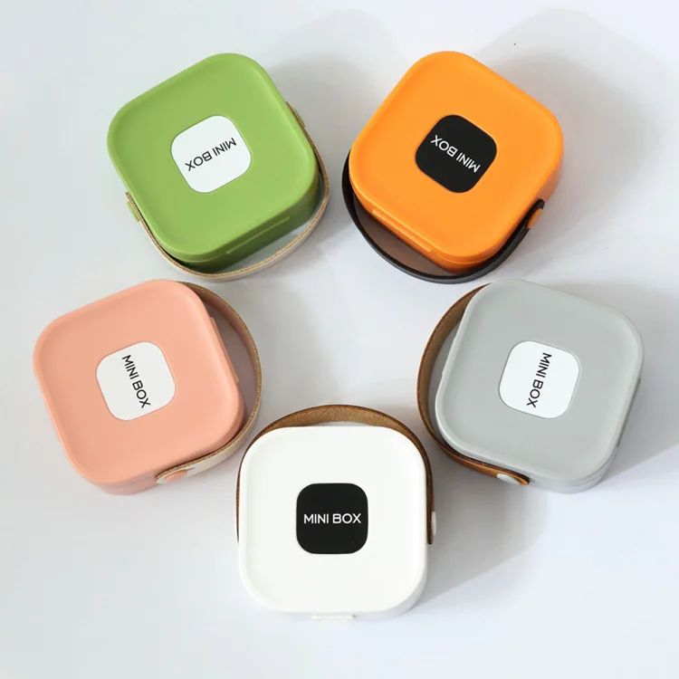 

Mini Jewelry Storage Box With Mirror Travel Organizer Jewelry Case Rubber Storage Earrings Necklace Ring Jewelry Display