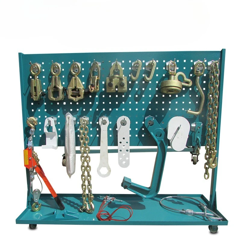 Car Body Repair Jig & Chain Hooks Kit, Heavy‑Duty Beam Straightening Tools for Auto Chassis Frame and Sheet Metal Correction