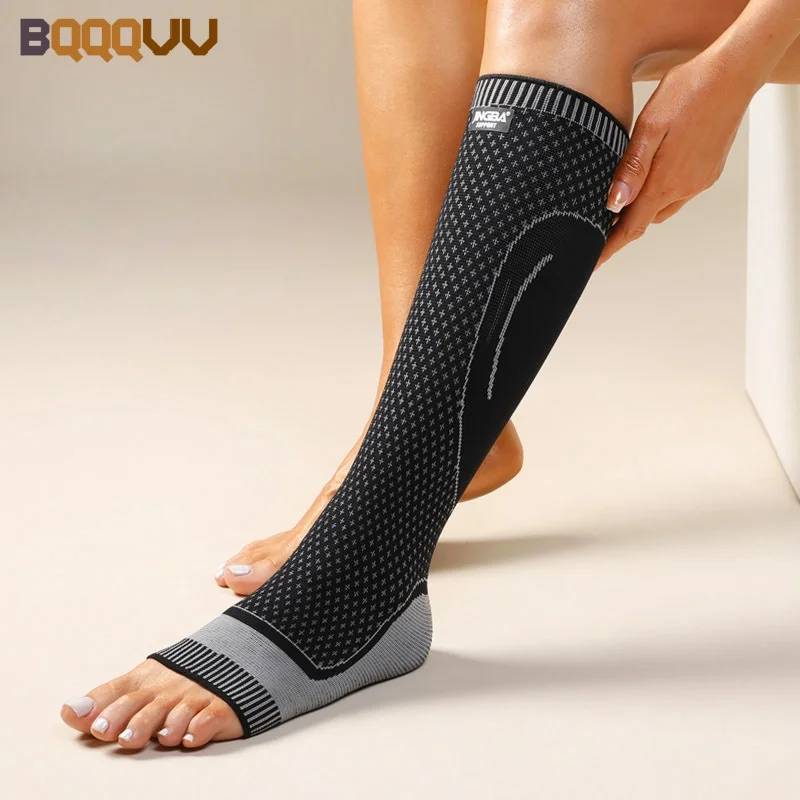 

1PC Adult Compression Calf Sleeve Support Suitable For Sport Running Basketball Protection Calf Ankle Socks Open Toe Calf Socks