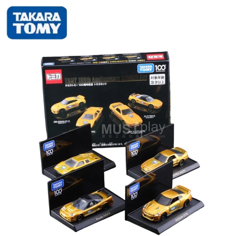 

Набор моделей автомобилей TAKARA TOMY, 100 юбилей, ограниченный выпуск золота, GTR Lambokini Sobo, коллекционный подарок для мальчиков