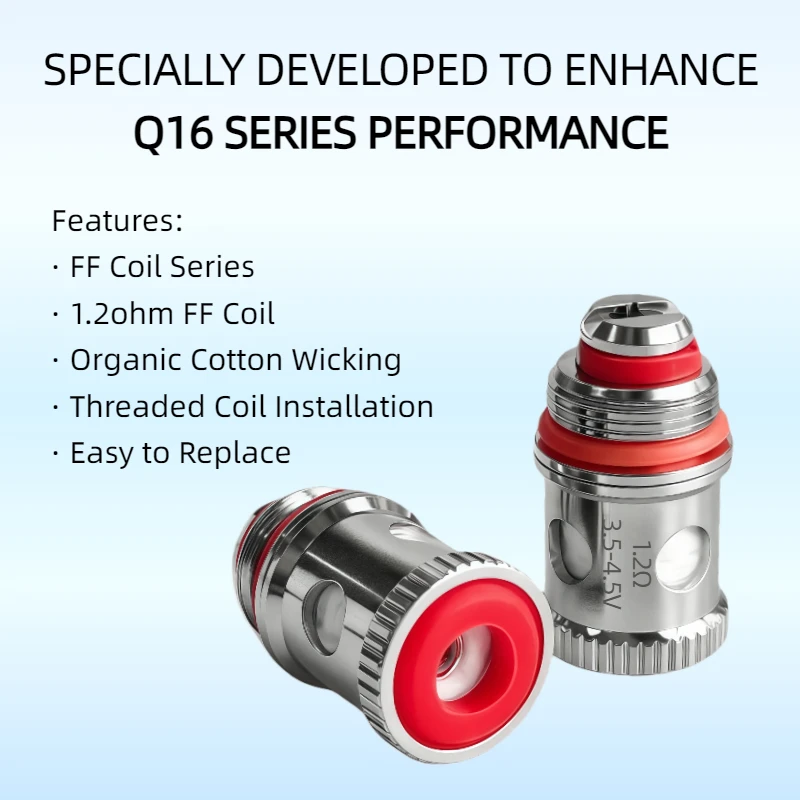 10 1.2 JUSTFOG Q16 FF Starter Kit Q16 FF Pod Kit Q16 FF Tank atomizer tank for coils & atomizers - related product image