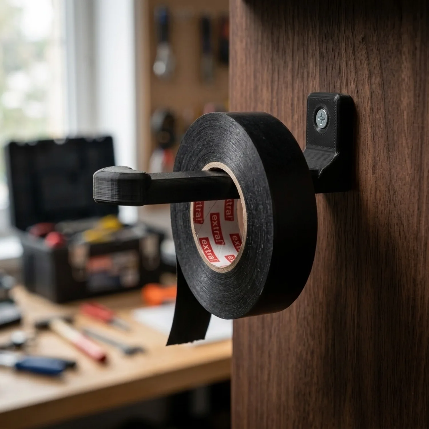 2pcs Wall-Mounted Tool Rack (For Tape) Is Resistant to Deformation, Rust, And Falling, Providing a Secure Hold for Heavy Items