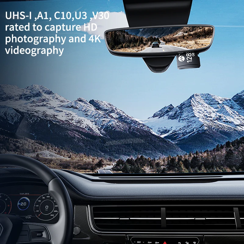 بطاقة ذاكرة صغيرة 128 جيجا بايت بطاقة SD 32 جيجا بايت 64 جيجا بايت 256 جيجا بايت TF بطاقة فلاش A1 U3 C10 بطاقة ذاكرة للكاميرا