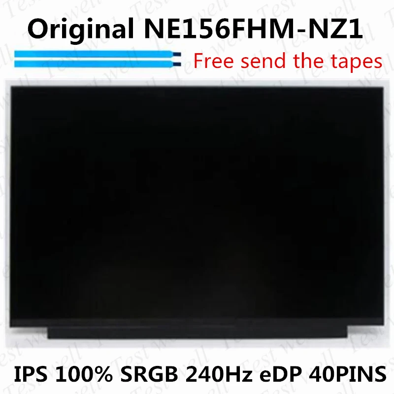 240HZ 16.7M 8-Bit Color laptop FHD IPS SCREEN LQ156M1JW09 08 fit NE156FHM-NZ1 LQ156M1JW03 for MSI GS65 Series 1920*1080 40PIN