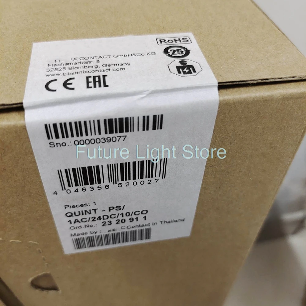 Power Supply QUINT-PS/1AC/24DC/10/CO 2320911 QUINT POWER 24 V DC / 10 A