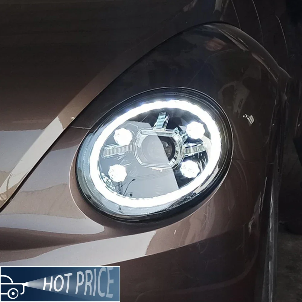 For 2013-2020 VW Beetle Auto Headlights Assembly Upgrade Matrix Style LED Projector Lens Car Front Lamps Accessories