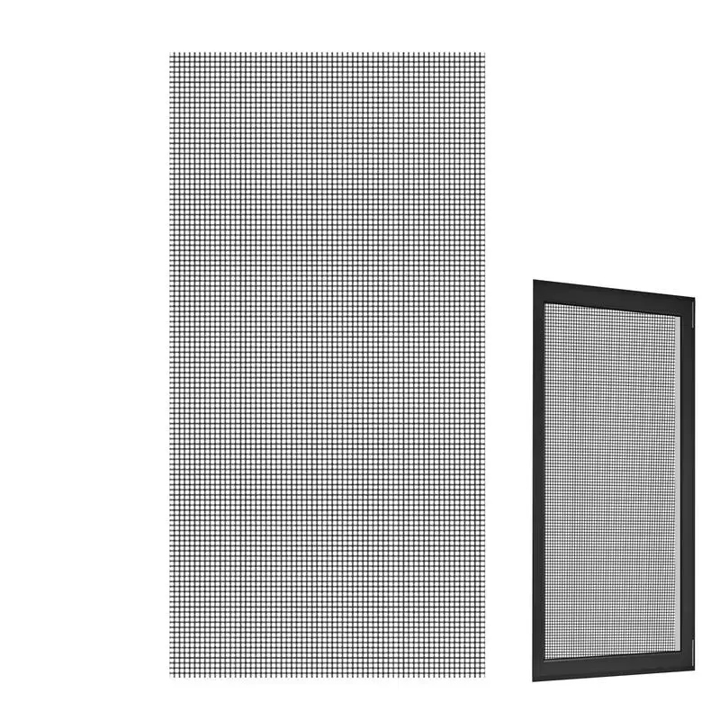 Window Screens And Screen Door Replacement Heavy-Duty Window Screens Tear Resistant Safe Screen Mesh For Doors And Window Pet