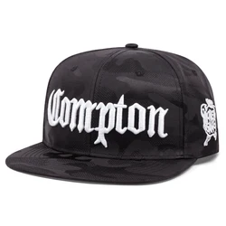 Czarny czapki baseballowe moro dla mężczyzn Hip Hop Rock czapka typu Snapback haft wysokiej mody czapka typu Trucker Outdoor płaskie czapki z daszkiem daszki golfowe