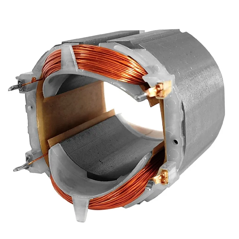 Pure Copper Stator for Angle Grinder & Rotary Hammer Replacement Parts