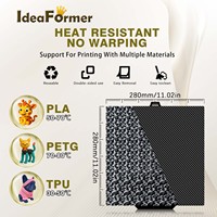 For QIDI Q2 Build Plate Spring Steel Sheet PEO PET Carbon fiber Double Siede Printing for QIDI Q2 3D Printer Heat bed 3d Parts