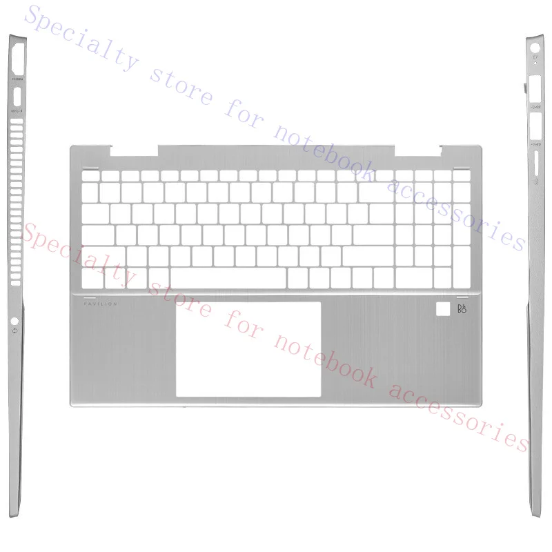 R+ Brand new suitable for HP Pavilion X360 15-ER 15-er0056cl TPN-W147 LCD back cover, silver color