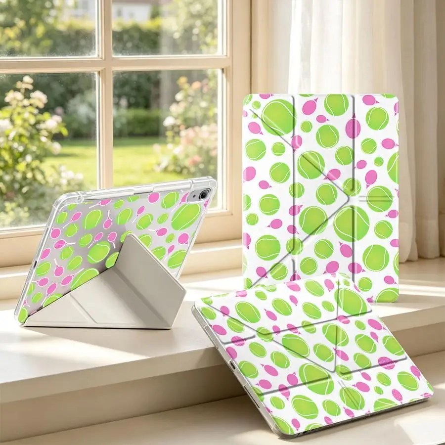 Full Screen Tennis Tablet Case For Samsung Galaxy Tab S9 Plus S10 Lite A9 Plus A11 A8 S7 FE S8 With Pen Slot Cover