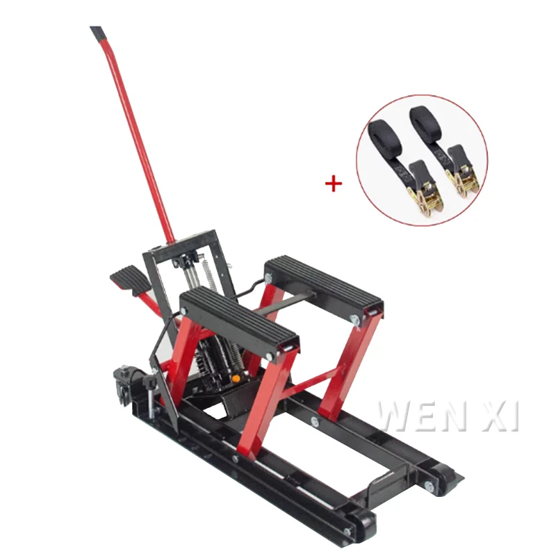 680KG Heavy Locomotive Motorcycle Hydraulic Lift Table Heavy Locomotive Lifting Frame Jack Lifting Maintenance Tools