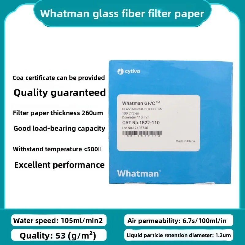 GF‑C Glass Fiber Filter Paper Filter Membrane 1822‑025/047/070/090/110, Battery Separator