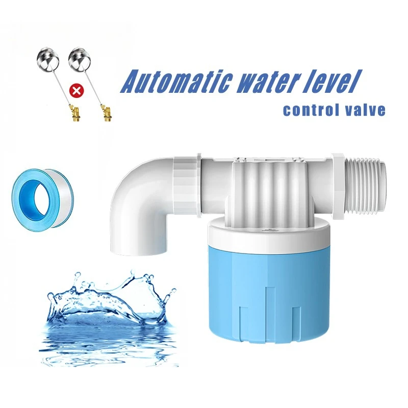 1/2 Inch 3/4 inchPlastic float ball valve - automatic water stop level controller, water tank/tower switch ball valve.