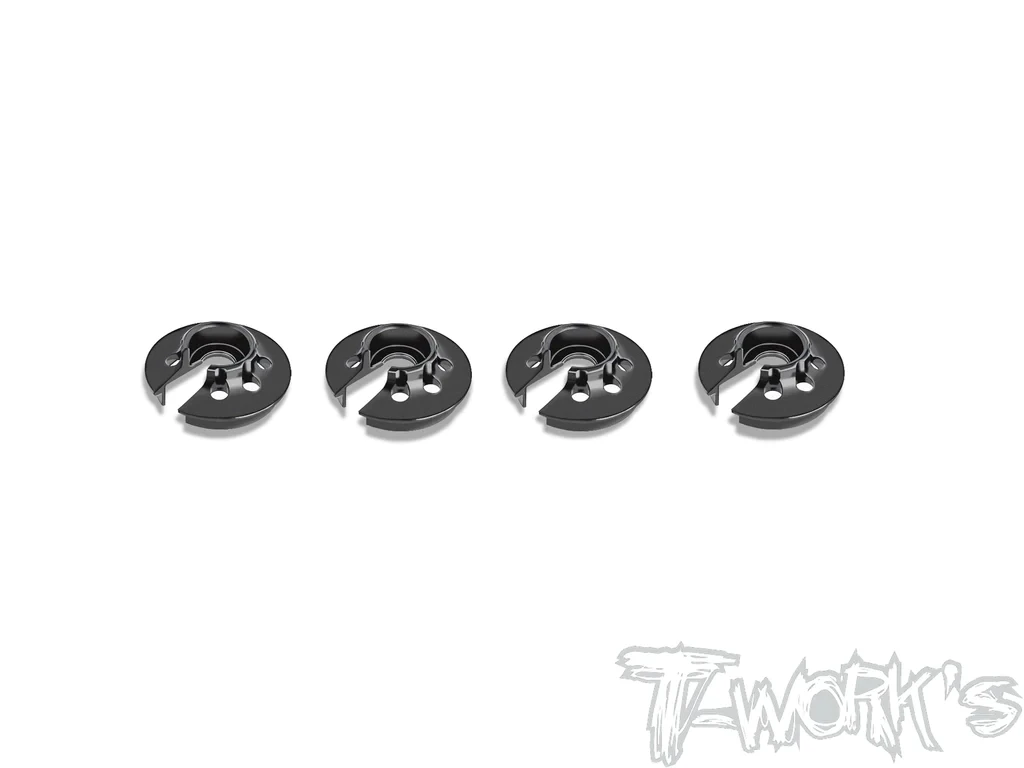 Original T works TE-X4-L Alum. Shock Spring Retainer ( For Xray X4'23 ) 4pcs Professional Rc part