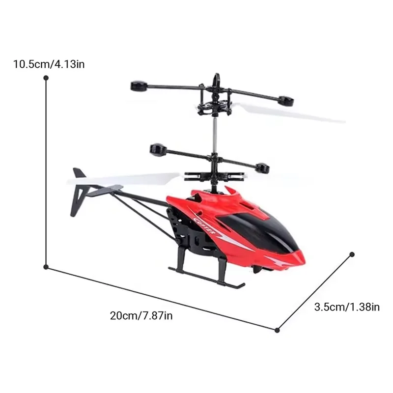 Remote control aircraft Floating two-way helicopter fall resistant play with lights rechargeable flight