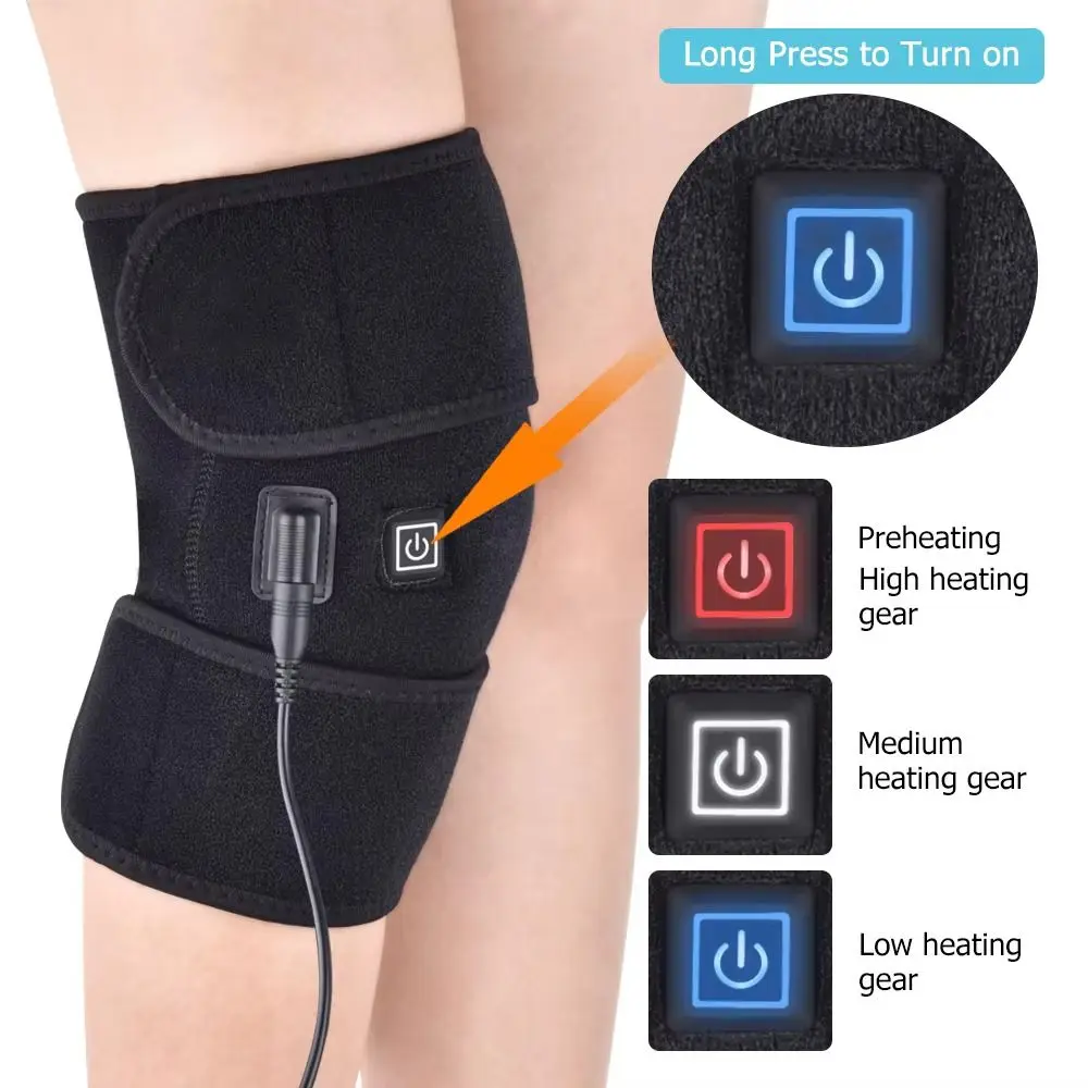 Infrared Heating Arthritis Support Brace Knee Recovery Aid Health Care Heating Knee Brace Massage Knee Pain Relief