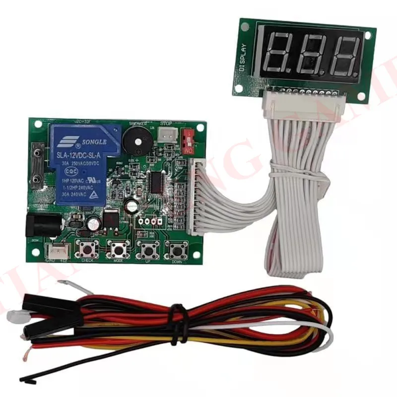 JY-17B With 40cm white lead 3 digits timer board coin operated Timer Control Board Power Supply for coin acceptor selector