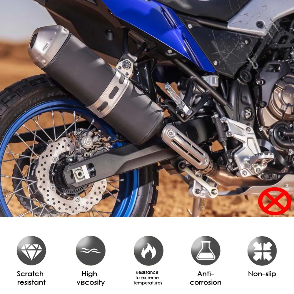 Autocollants de protection pour réservoir de carburant, coussinet de Traction latéral pour moto, pour Yamaha Tenere 700