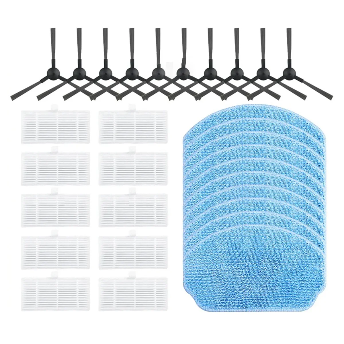 

AUU-для VCR04W Боковая щетка Hepa-фильтр, тряпка для швабры, аксессуар для робота-пылесоса, запасная часть, B