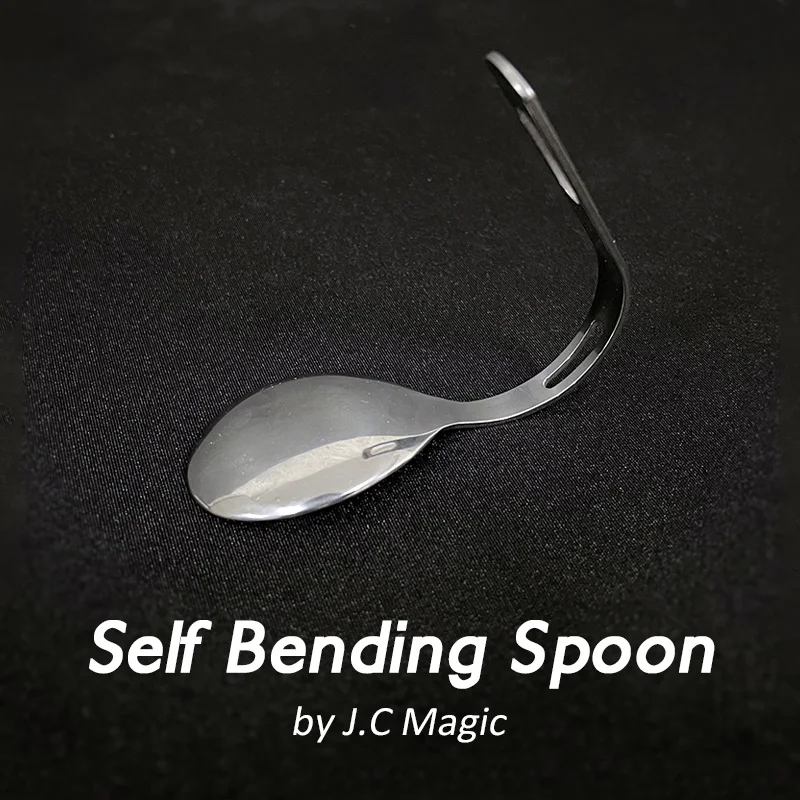 

Self Bending Spoon by J.C Magic Tricks Bend A Spoon in Hand Magia Accessories Close Up Illusions Gimmicks Mentalism Comedy Props