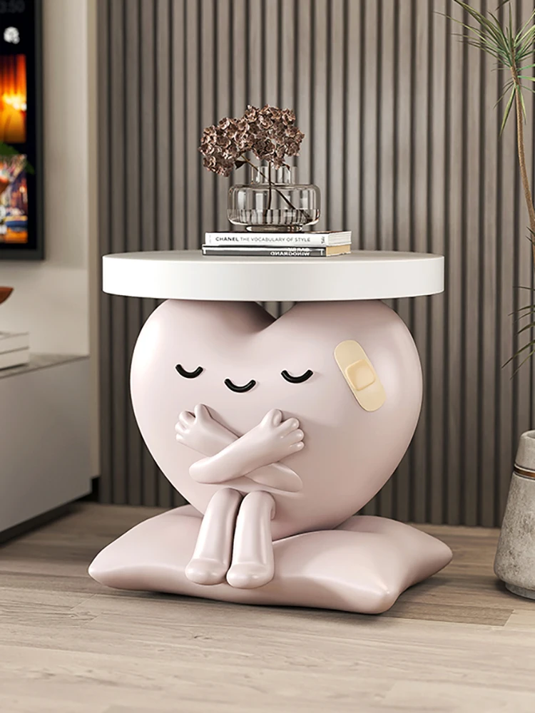 

Украшение журнальных столиков Love, диван для гостиной со скульптурой из смолы, боковой чайный столик, мебель для прикроватной тумбочки для спальни