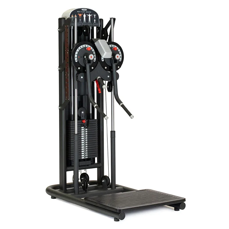 

Multi Functional Shoulder Press Pin Load Selection Machines Gym Equipment Standing Multi Flight Lateral Raise Machine