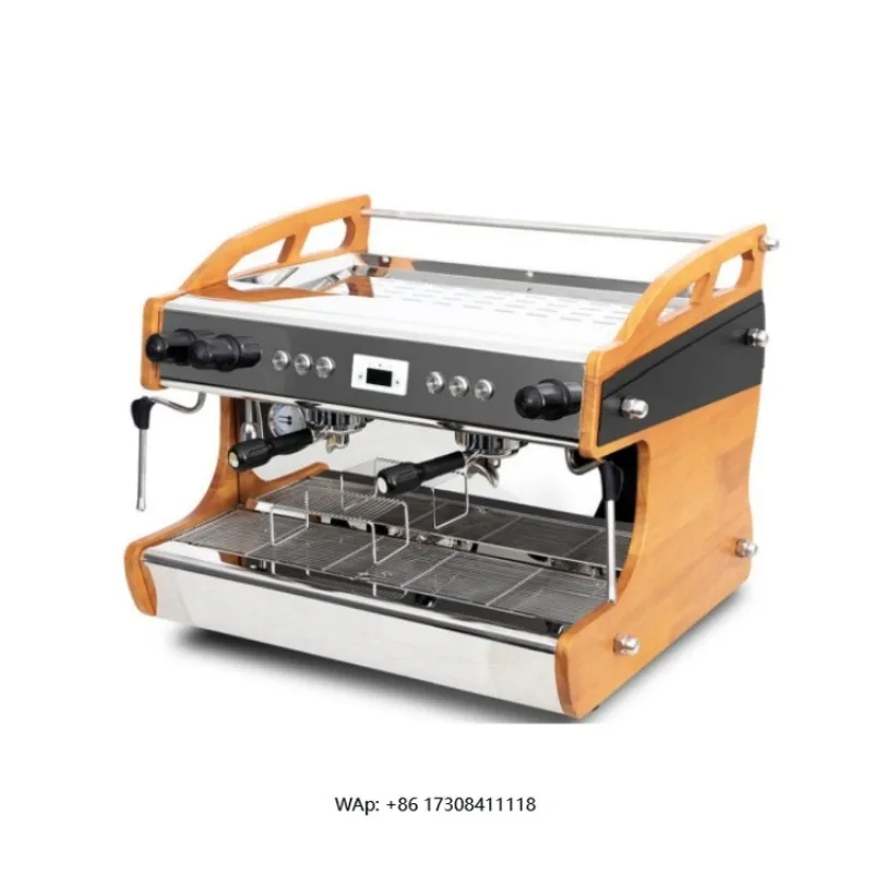 Double-Headed Coffee Machine Commercial Kitchen Equipment for Hotels Fast Food Restaurants