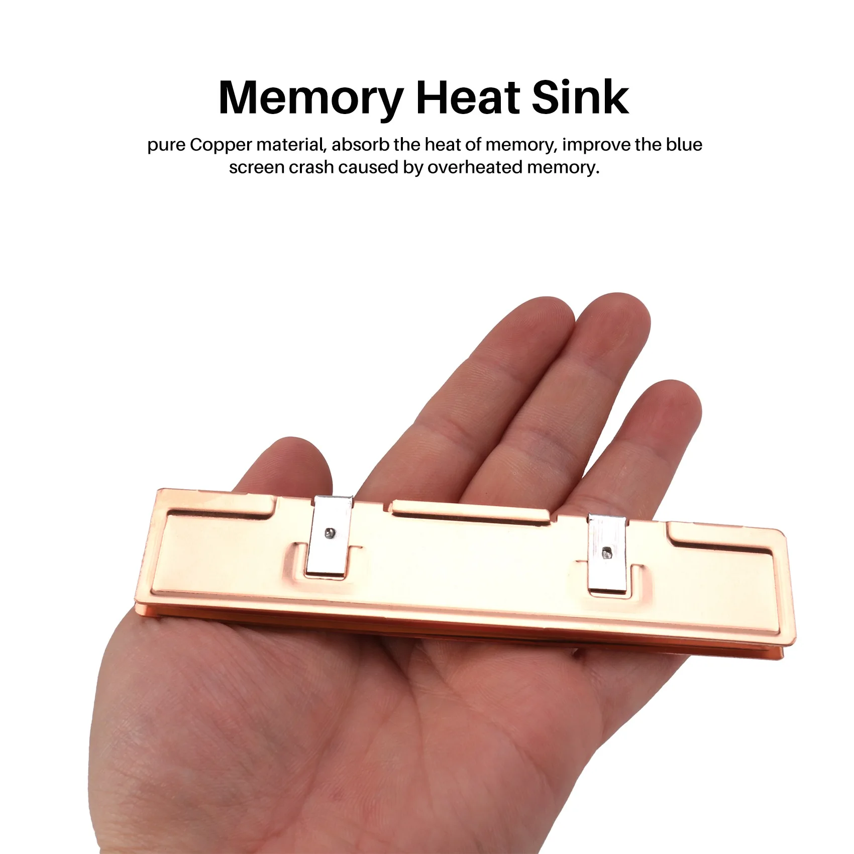 SWXF Pure Copper RAM Heatsink Radiator for Ram DDR3 Memory Cooler Cooling Heat Sink Desktop Memory Radiator DDR2 DDR3 DDR4