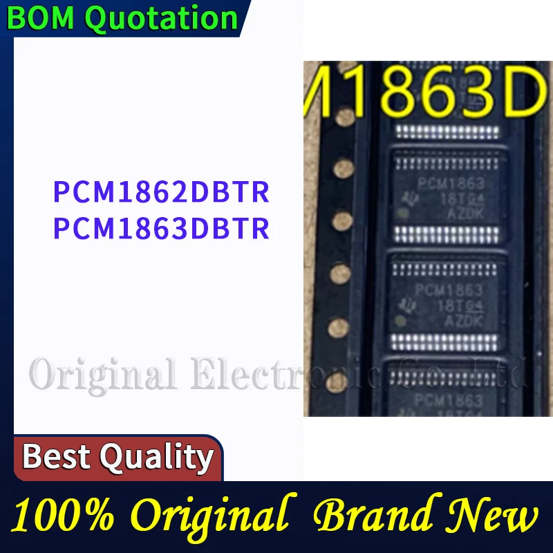 10pcs/lot PCM1862DBTR PCM1863DBTR  plastic casing Original  In stock High quality