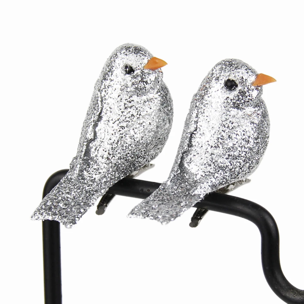 

12 Pcs Birds Hair Clips for Women Parrot Little Foam Craft Hairpin Decoration Headwear Christmas Gift Safe Non Toxic