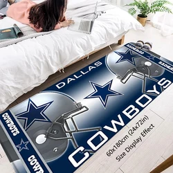 Rugby Room Mat Entrance Doormat Dallas C-Cowboys Hallwy Cartpet Foot Carpets Bathroom Rug Floor Mats Non-slip Hallway Mat Home