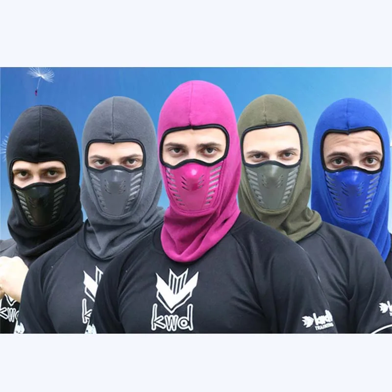 

Outdoor Balaclava with Mouth Cover Thickened Fleece Face Mask Men Women Warm Windproof Riding Gear for Cycling Hiking Skiing