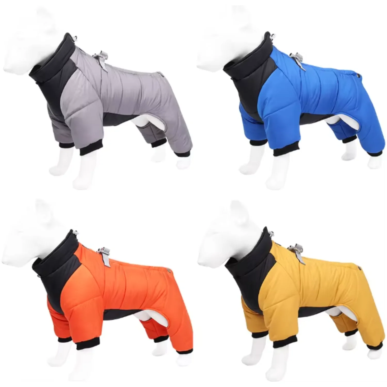 

Pet Apparel Dog Clothes Luxury Thick Warm Winter jacket Waterproof Dog Jumpsuit Clothes