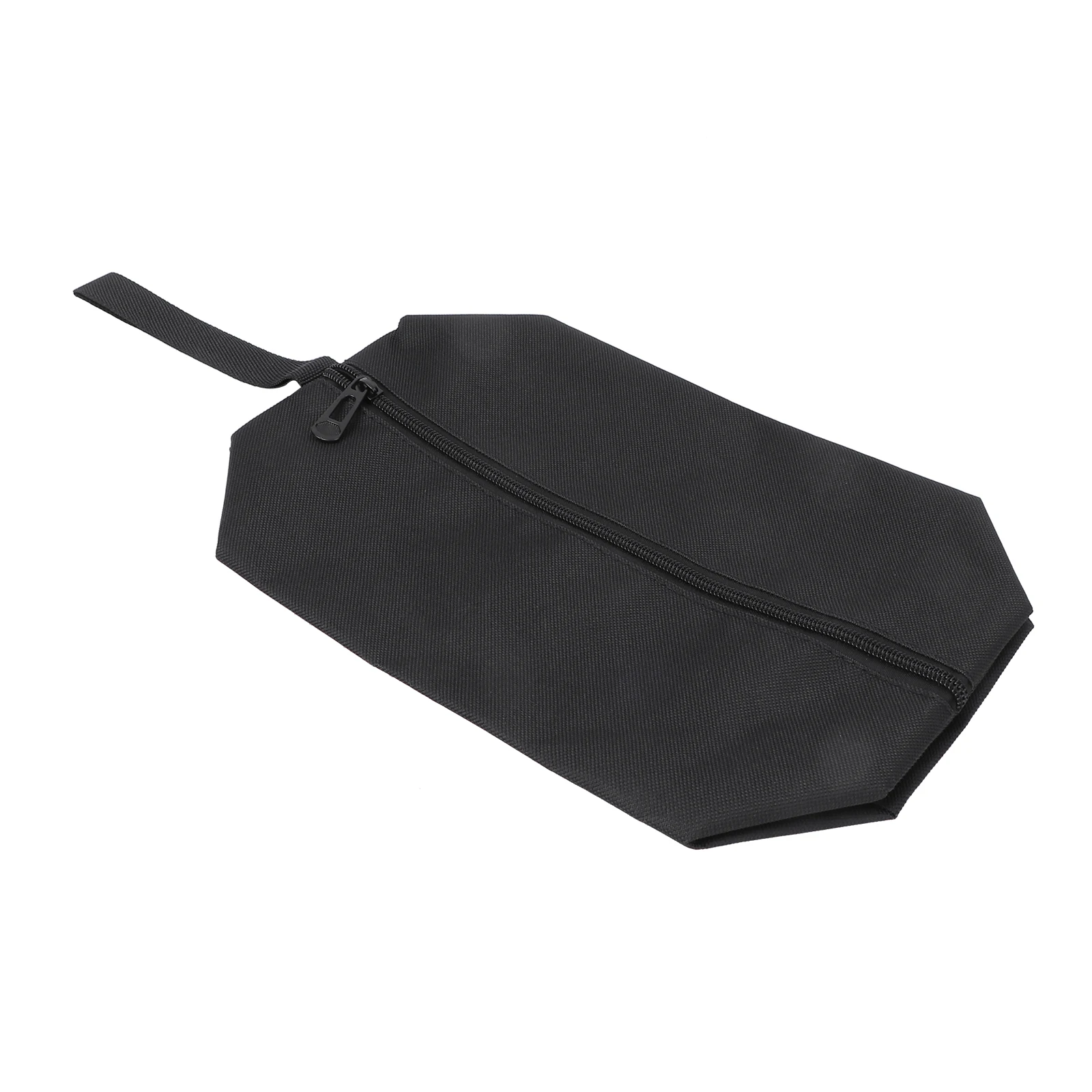 

1pc Waterproof Tool Bag Oxford Cloth Large Capacity Storage Pouch Black Tote Heavy Duty Dirt Resistant Durable Tools Organizer