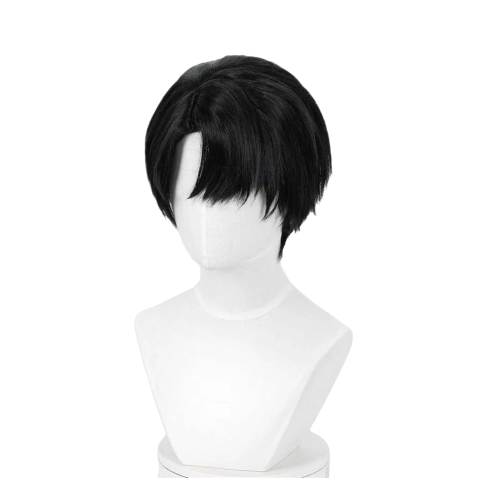 R5 Ivan Cosplay Wig  Role Play  Black Short Hair Cosplay Wig for Halloween Carnival Party