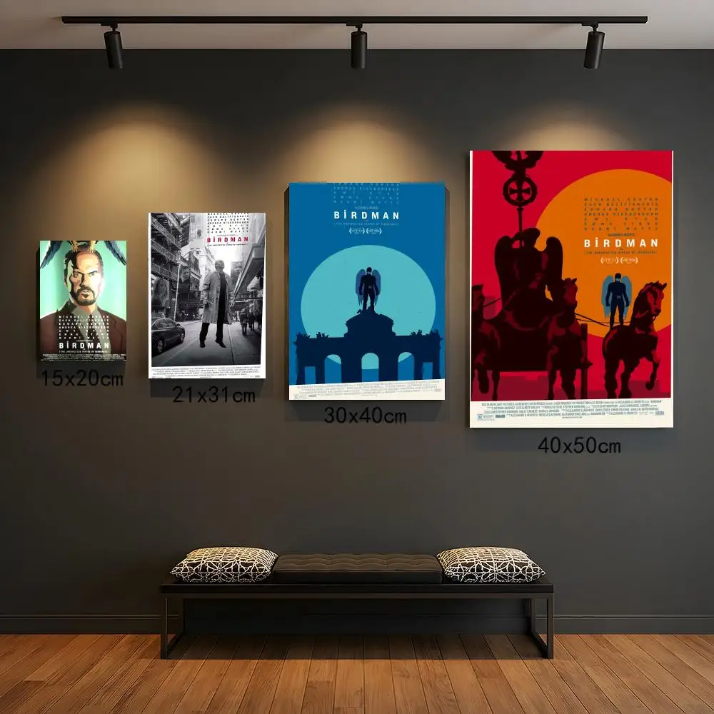 classic movie B-Birdman 2014-N Painting Calligraphy Elegant Botanical Decor for Living Room Modern Interior Design